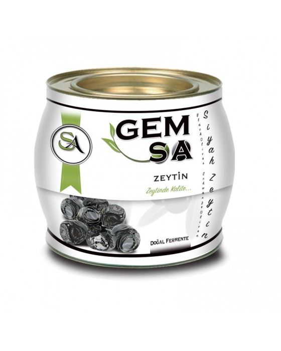 Siyah Zeytin Doğal Fermente Beyaz Teneke 2 kg