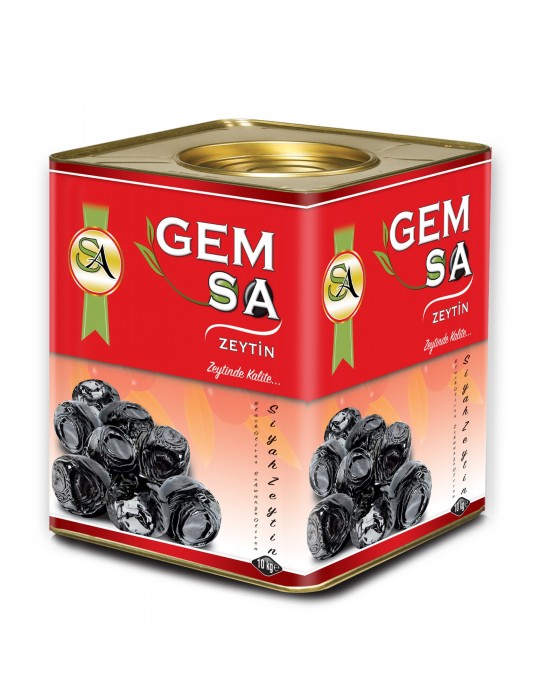 Siyah Zeytin Kırmızı Teneke 10 kg