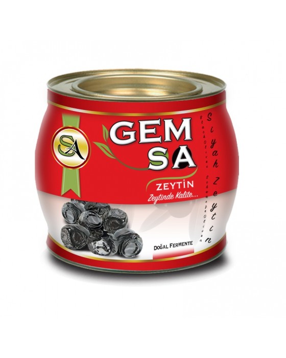 Siyah Zeytin Doğal Fermente Kırmızı Teneke 2 kg