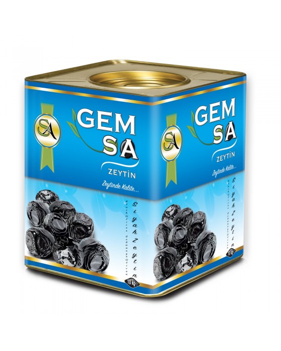 Siyah Zeytin Mavi Teneke 10 kg