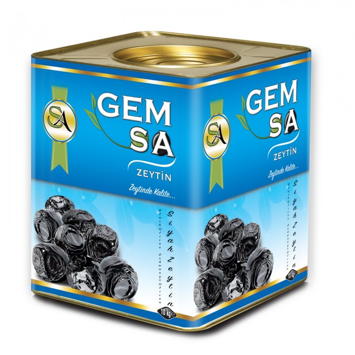 Siyah Zeytin Mavi Teneke 10 kg