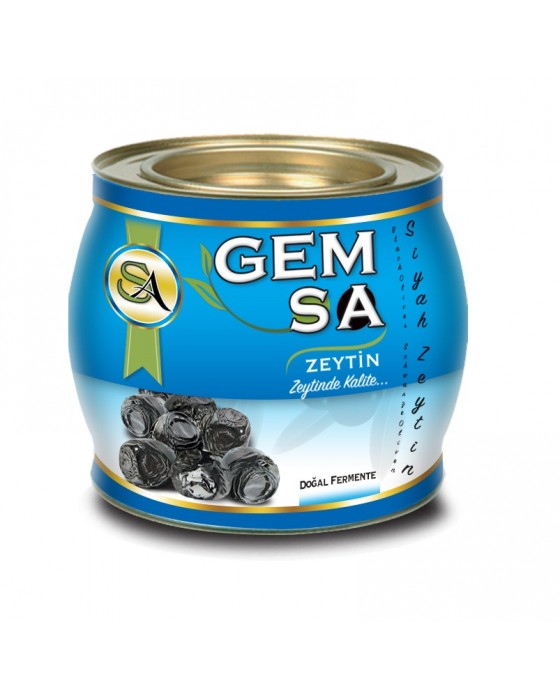 Siyah Zeytin Doğal Fermente Mavi Teneke 2 kg