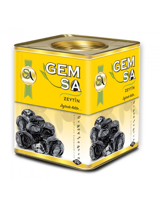 Siyah Zeytin Sarı Teneke 10 kg