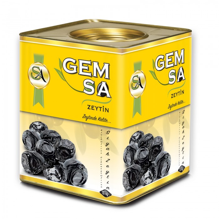 Siyah Zeytin Sarı Teneke 10 kg