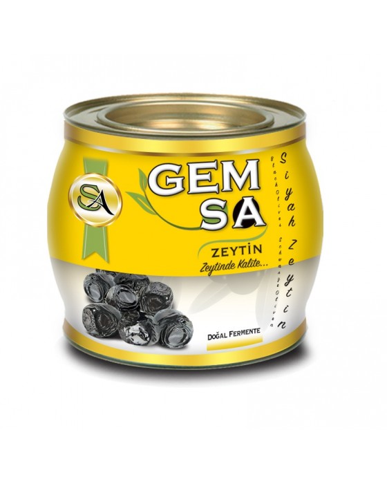 Siyah Zeytin Doğal Fermente Sarı Teneke 2 kg